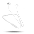 Neckband sports Bluetooth earphones in black, red, or white colours with 6-hour battery life
