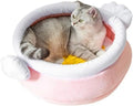 Honey pot shaped cat sofa bed with magic wand design in pink or yellow colour