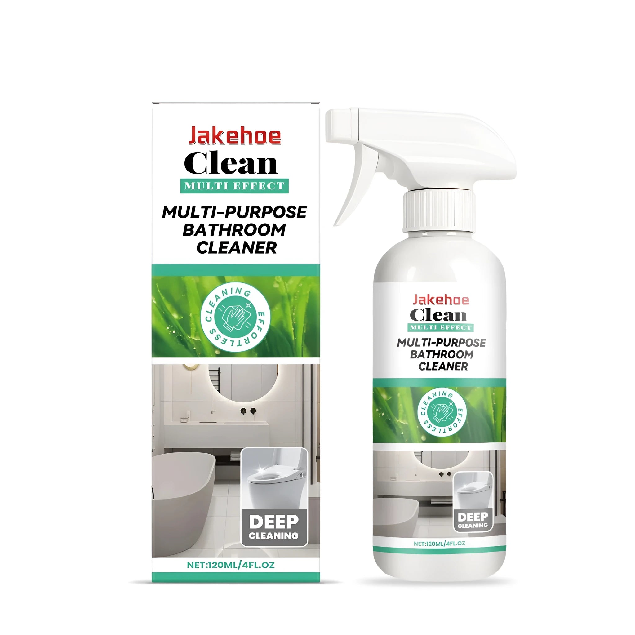 Multi purpose bathroom cleaning and descaling agent 120ml bottle for limescale removal