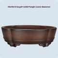 Classical purple clay bonsai pot 50cm wide traditional planter for indoor plants