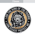 Aluminium car body sticker with animal motif for vehicle customisation