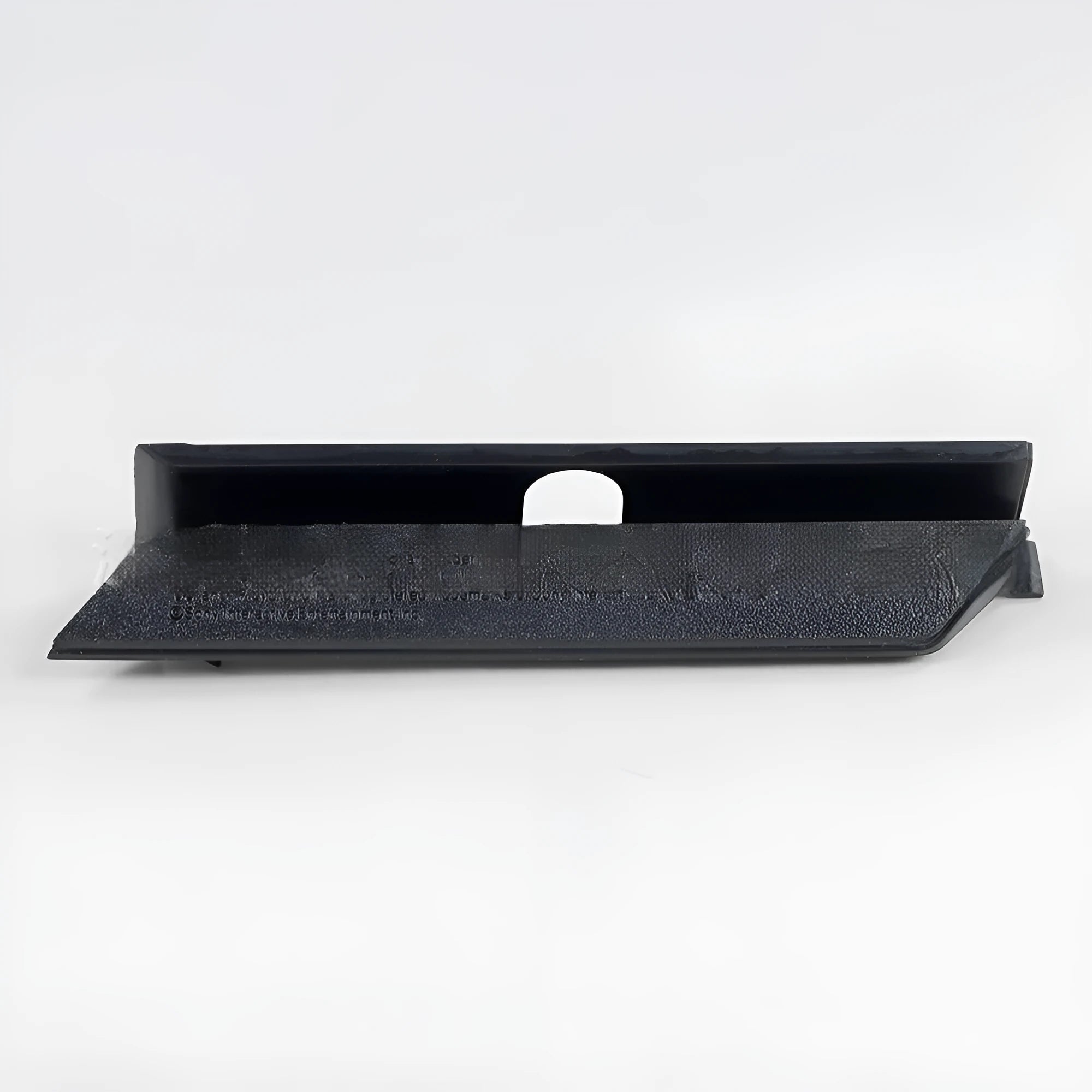Black and white plastic hard drive baffle cover for 3.5-inch SATA drives