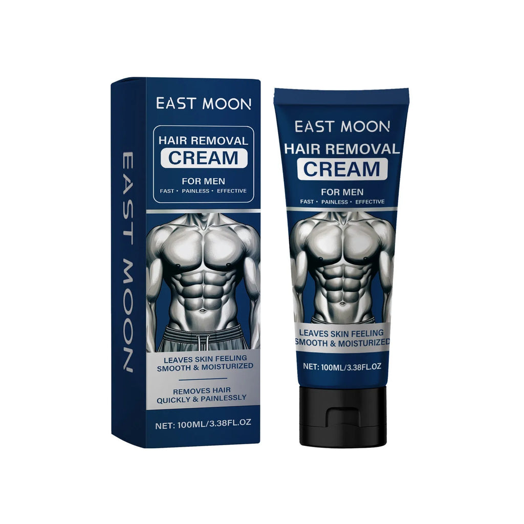 100ml tube of men's hair removal cream for lips, beard, armpits, hands and legs