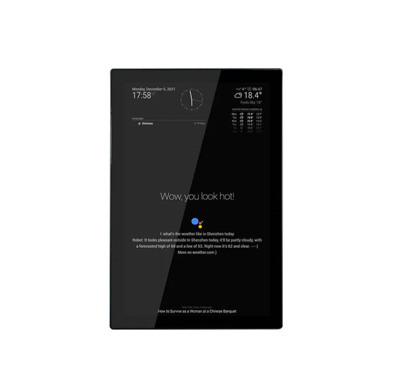 13.3-inch integrated computer voice assistant CM4 magic mirror touch display with ABS housing