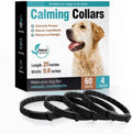 Pet calming collar in plastic material with plain design for cats or dogs 3 pack