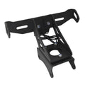 Black aluminium alloy Honda motorcycle rear licence plate holder for short tail modifications