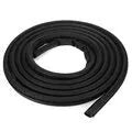 Black rubber sliding door seal for Toyota Hiace High Roof 2005- models