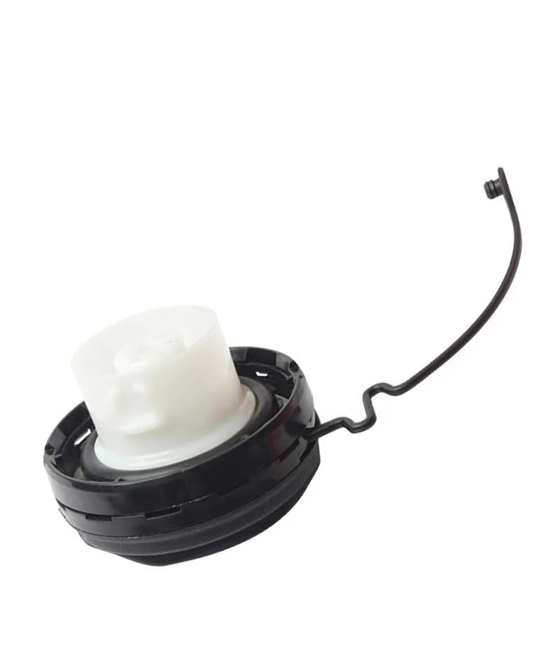 Black snap-type replacement fuel tank cap for Toyota vehicles