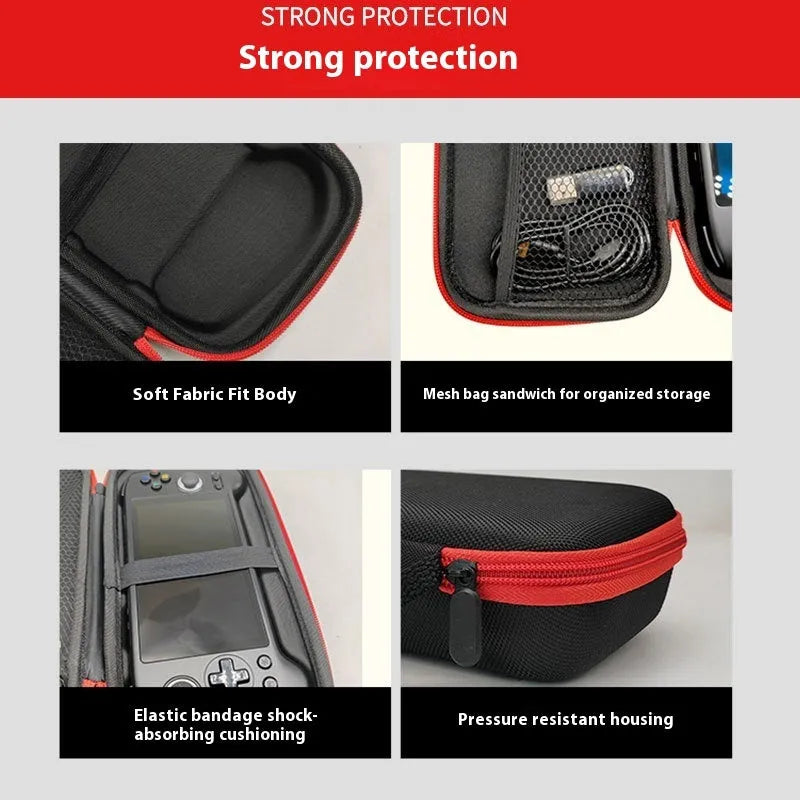 Black 1680D portable storage bag for RG556 digital installation machine with dimensions 255x130x50mm