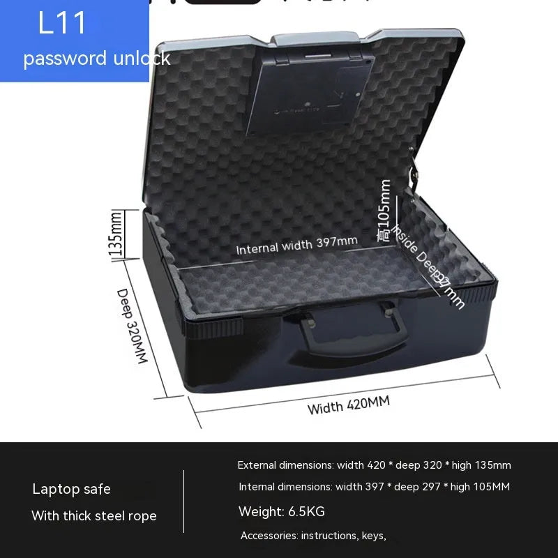 Portable L12 mechanical combination safe box with youjingang construction