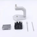 Silver multi-purpose press strap removal tool for watch and jewellery repair with 0.50-1.60mm blade