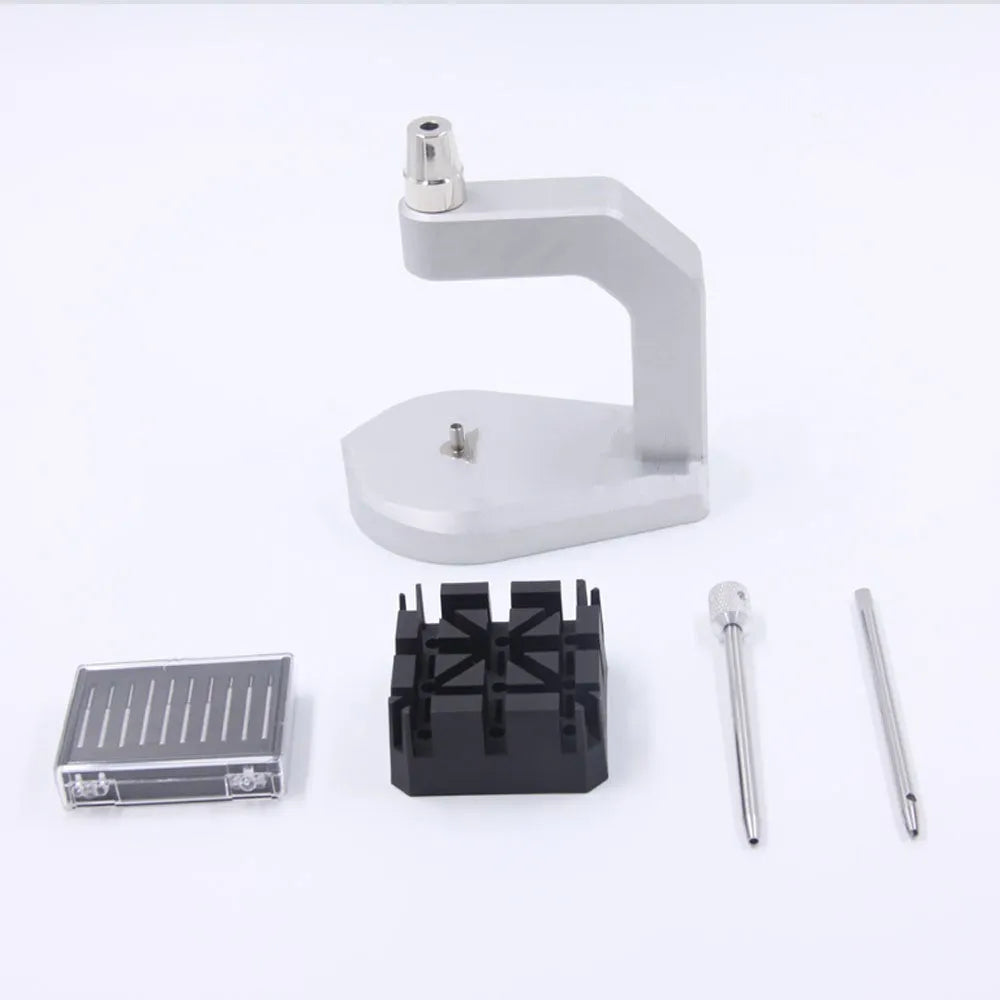 Silver multi-purpose press strap removal tool for watch and jewellery repair with 0.50-1.60mm blade