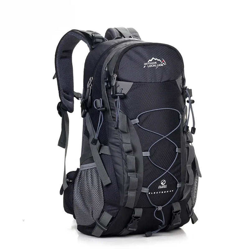 Polyester leisure backpack in green colour with 20-35 litre capacity for outdoor activities
