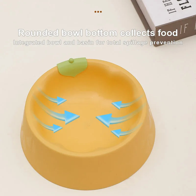 Green plastic double pet bowl for dog and cat food and water with anti-tip base
