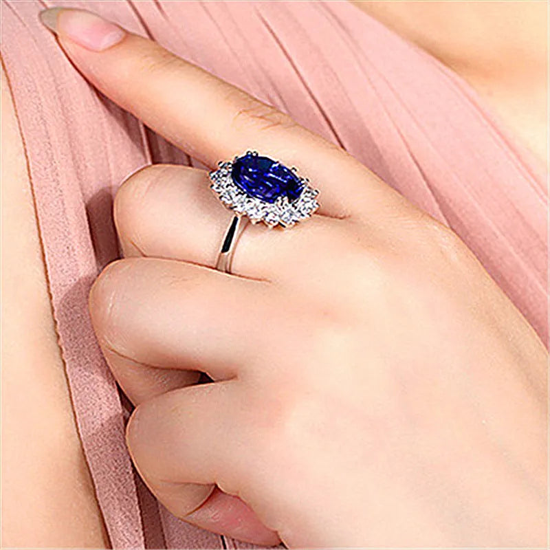 Adjustable opening multi-colour rhinestone ring in platinum tone for women, geometric natural style