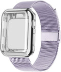 Magnetic Milan metal wrist strap for Apple Watch in multiple colours with matching case.