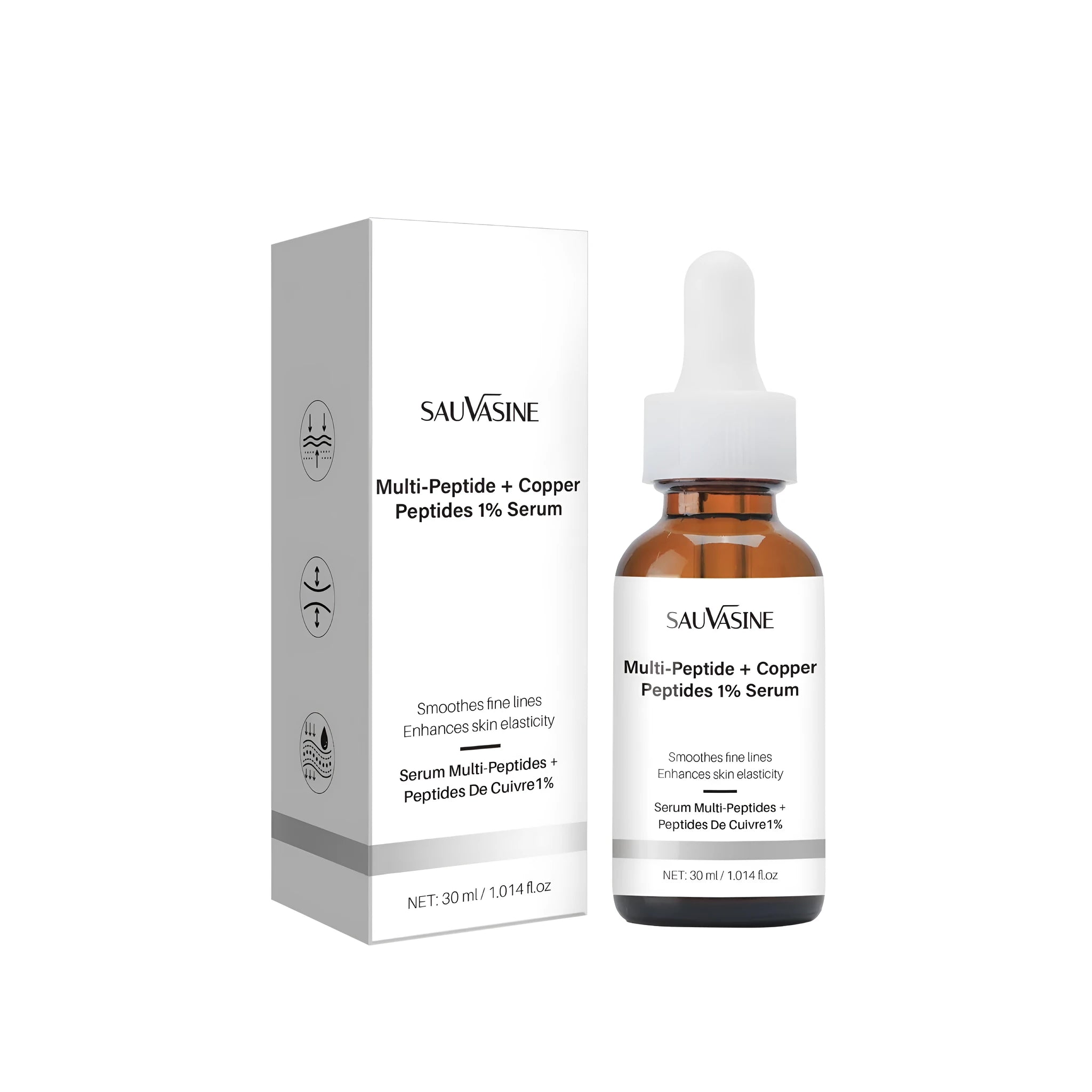 30ml moisturising oil bottle with dropper for facial wrinkle and dryness treatment