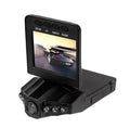 H198 car DVR dash camera with infrared night vision and 2.4-inch screen