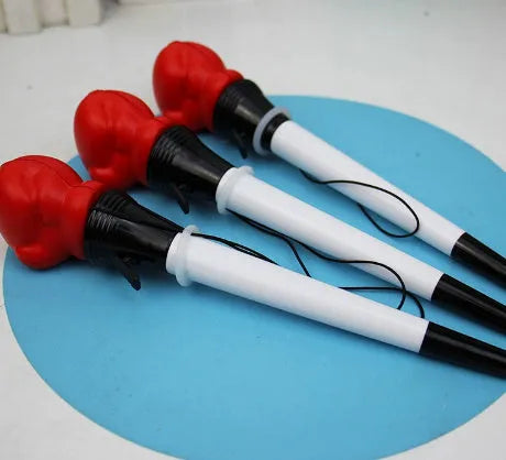 Four ejection pens with pressure relief design showing plug-in sleeve construction and bullet-shaped 0.7mm tips