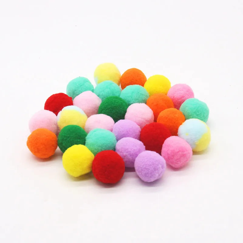 Pet shooting toy with plush launch balls for cats and dogs interactive play