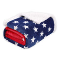 British style stripe polyester blanket for autumn and winter.