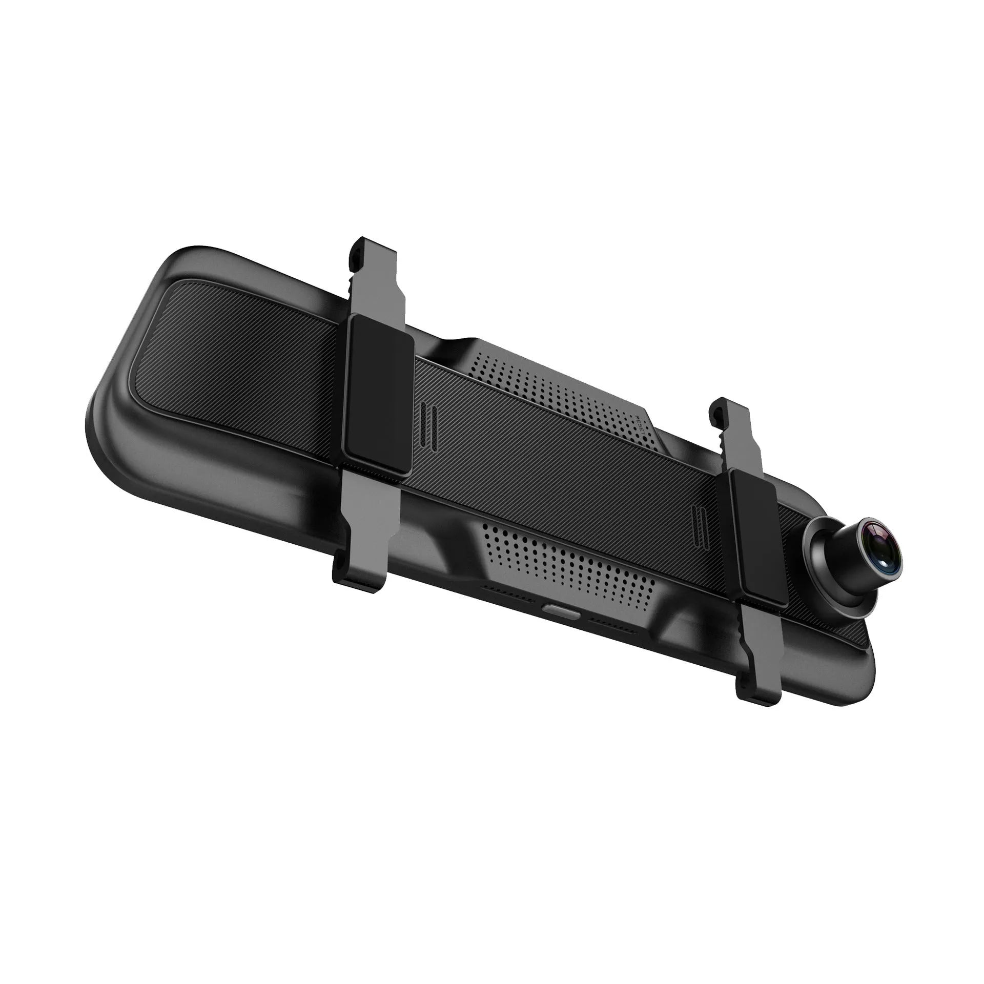 10-inch touch screen car driving recorder mounted as rearview mirror with wide-angle lens