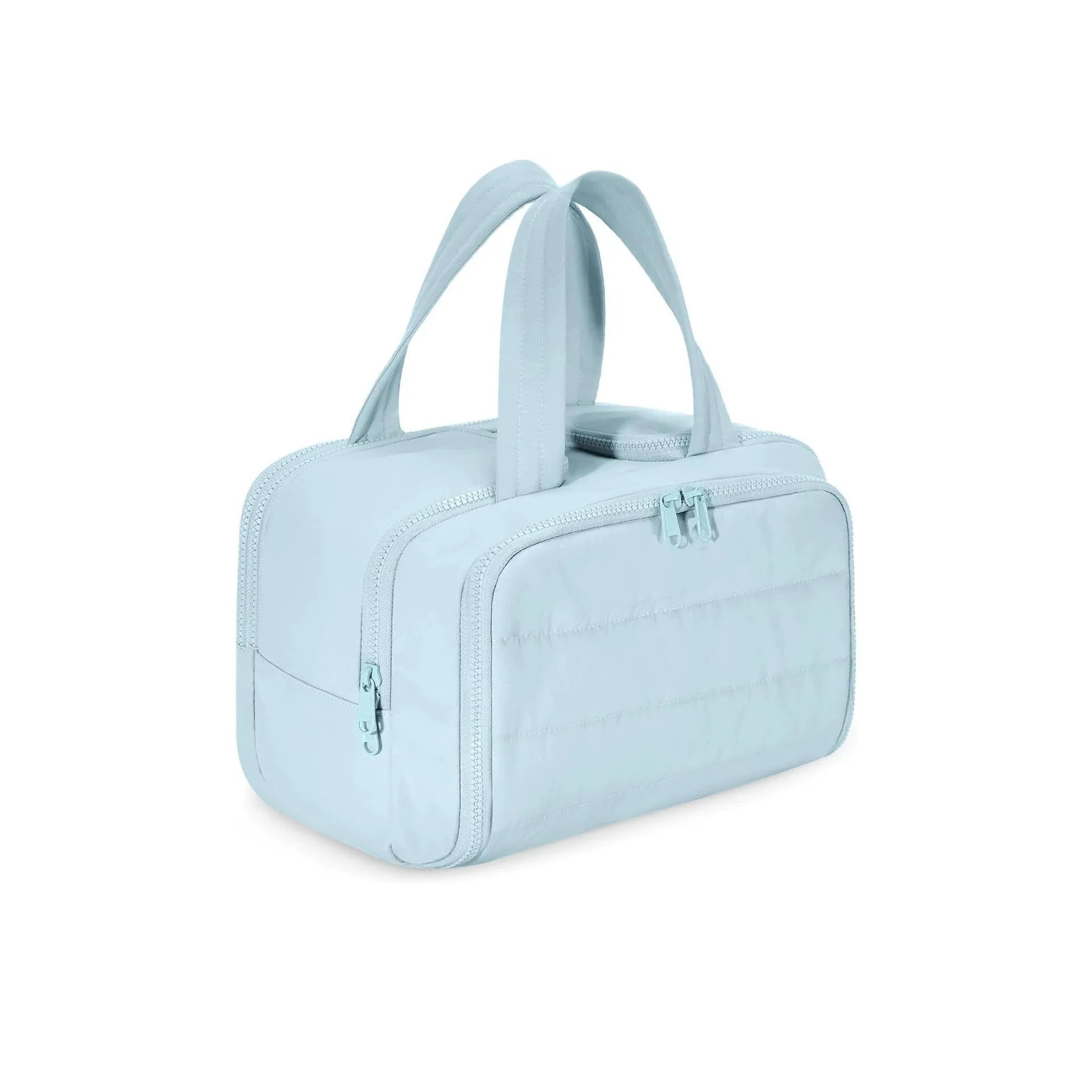 Large lightweight travel toiletry bag with wide opening in a choice of colours.