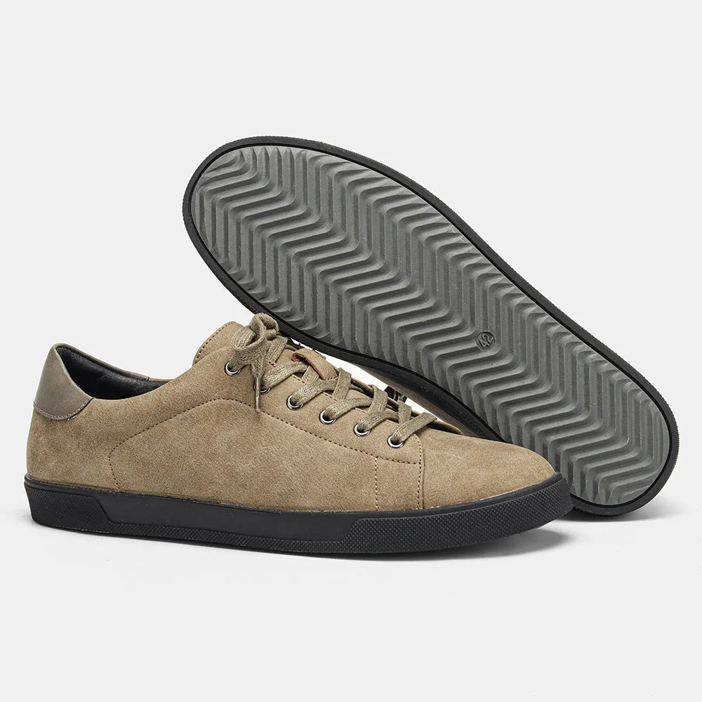 Men's casual board shoes with PU upper rubber sole and leather stitching low top flat heel size 40-46 three colours KD4276 KD4277 KD4278