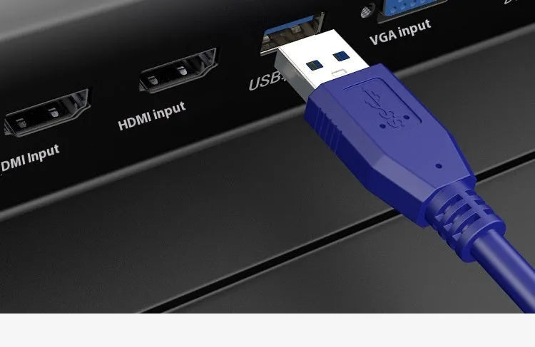 USB 3.0 data cable for mobile hard disk boxes with nickel-plated connectors in various length options