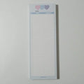B5 half-size notepad with English words learning paper in blue, pink, or purple cover options
