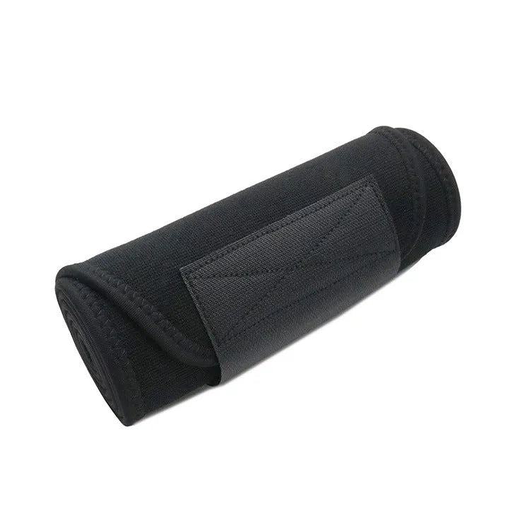 Fitness lumbar support belt in neoprene with adjustable strap for gym workouts