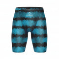 Men's Lycra swimming pants in pattern design with briefs style cut