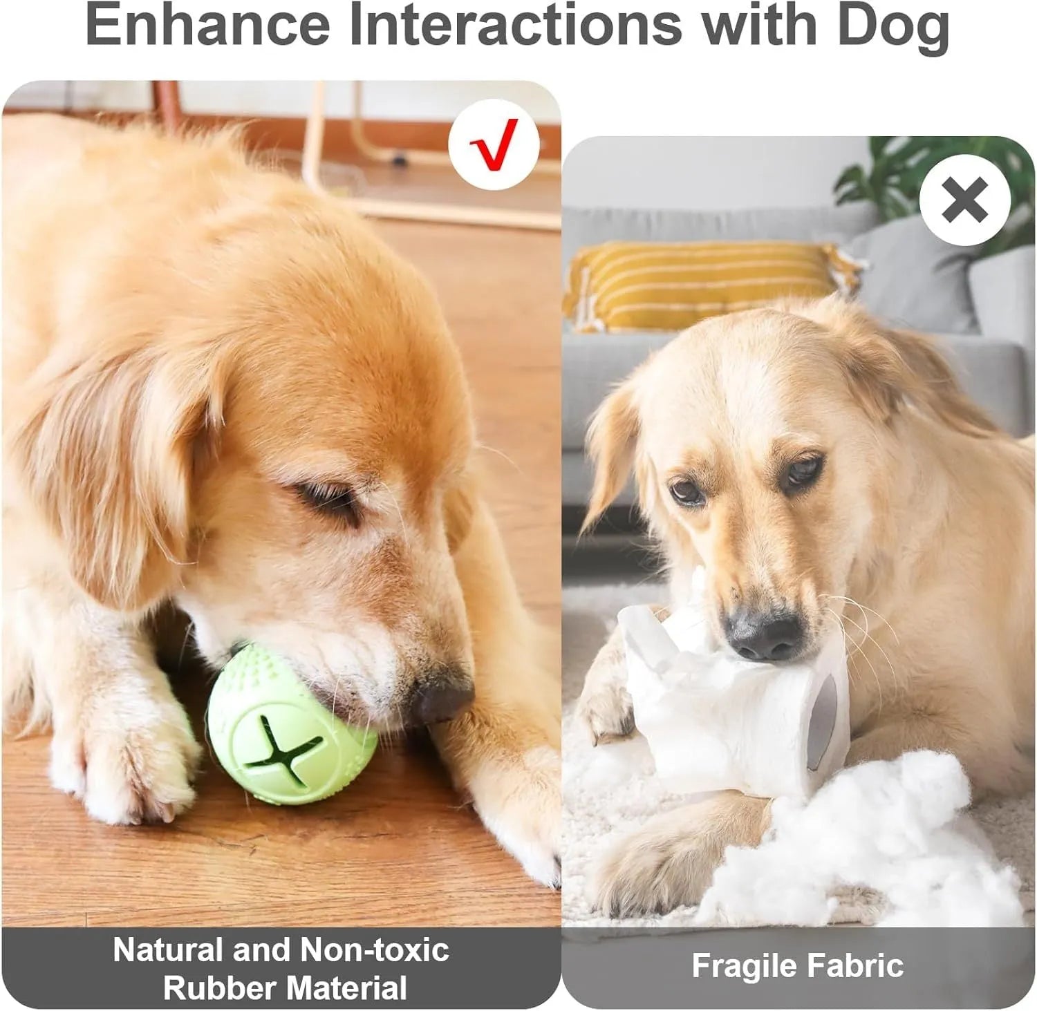 Natural rubber bone-shaped dog chew toy in blue, green, and orange options for aggressive chewers