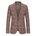 Men's trendy slim fit small business suit coat in blue, casual style, Asian sizing M-5XL