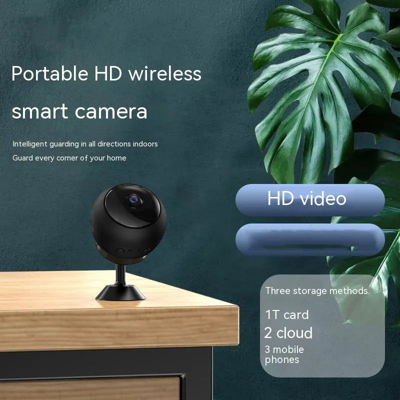 1080p wireless WIFI surveillance camera with 3.6° lens and ABS material housing