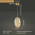 Modern white glass chandelier with adjustable suspension cord and remote control