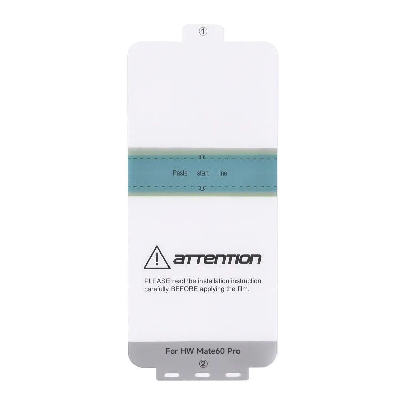 TPU soft screen protector film and application tools for Huawei Mate60 and Mate60Pro phones