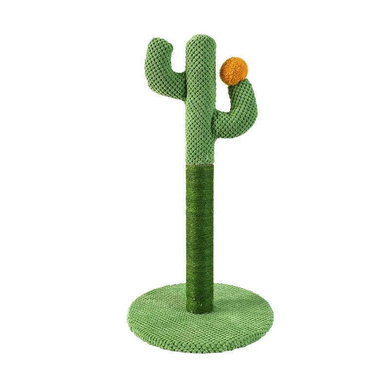 Masson cactus design cat scratch board scratching pole climber with sisal surface