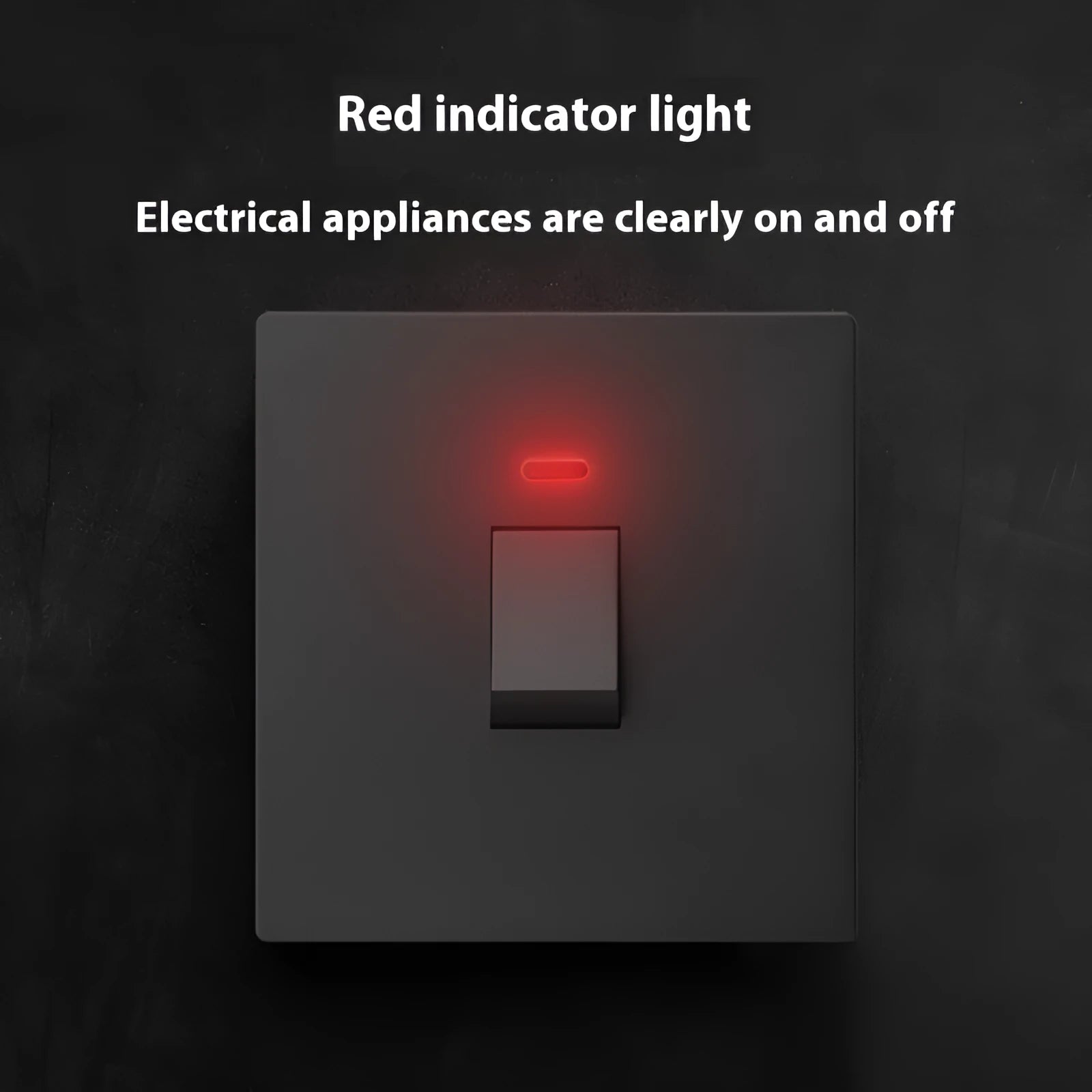 25A or 45A three-pole electrical switch with illuminated panel in gold, grey or white