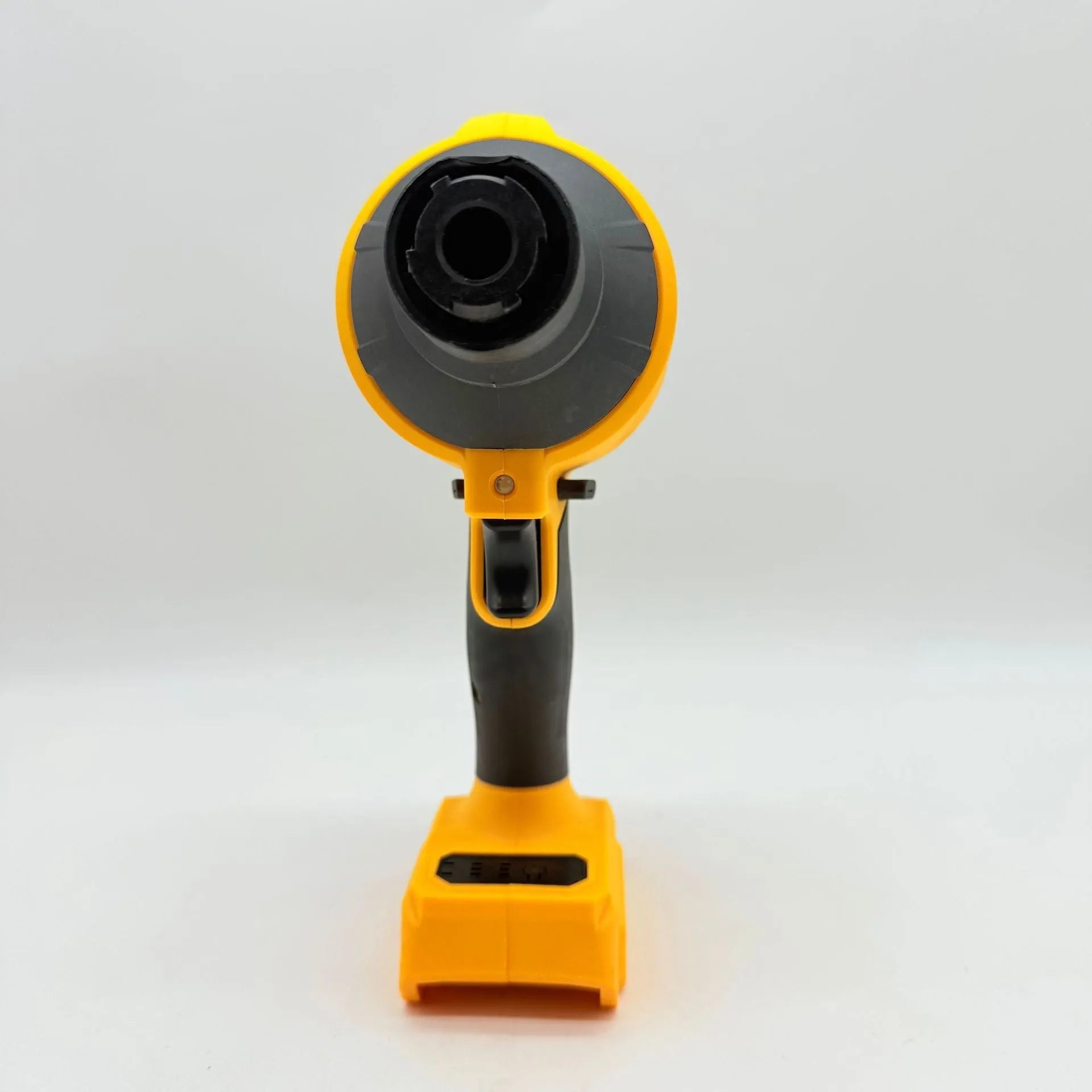 Rechargeable lithium battery snow remover and dust blower with bare metal head
