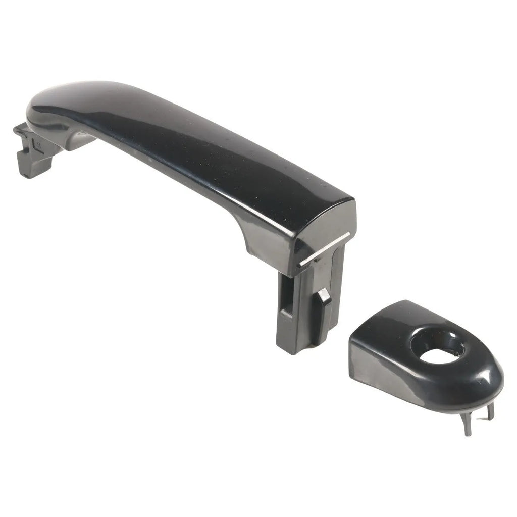 Black ABS plastic left front car door handle part number 82641-EL12A for vehicle door replacement