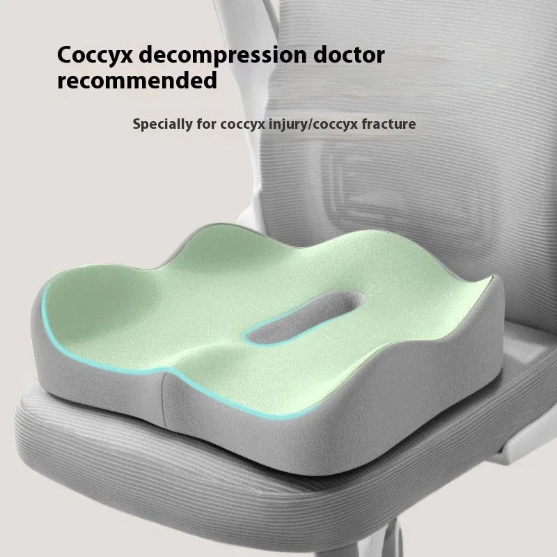 Memory foam waist rest seat cushion for office chair posture support