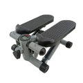 Silver grey hydraulic mini treadmill waist slimming machine for home fitness use