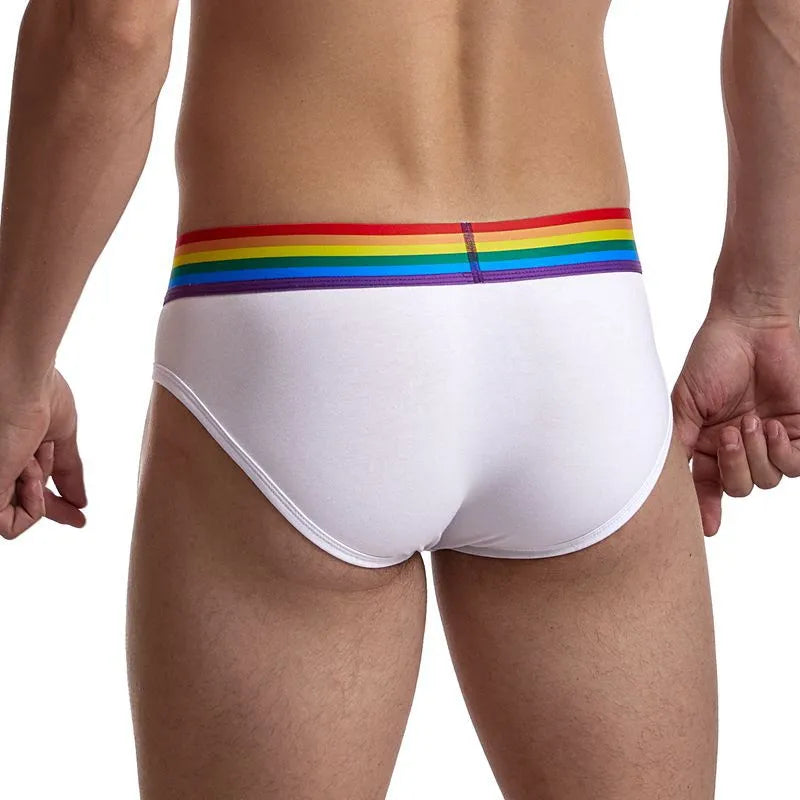 Men's low waist nylon briefs in solid black colour, breathable stretch fabric, available in sizes L to XXL