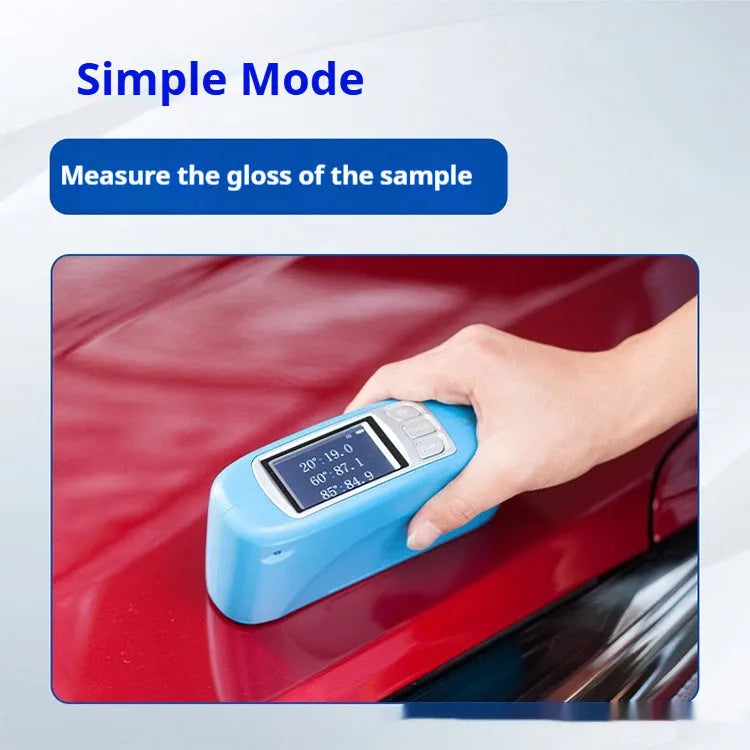 Ceramic brightness stone portable glossiness tester with measurement angle display