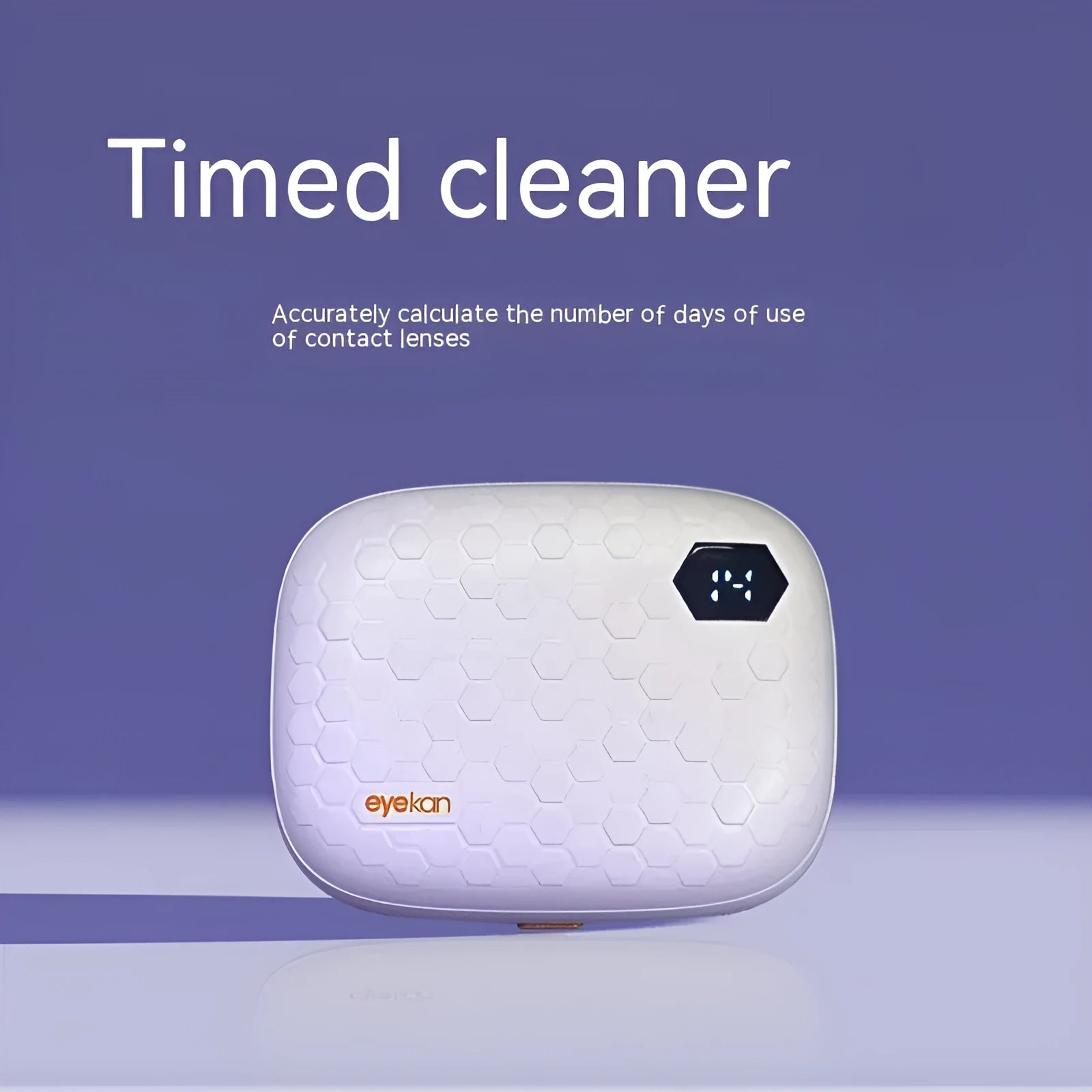 Automatic ultrasonic cleaning machine for invisible glasses in plastic 85x65x30mm design