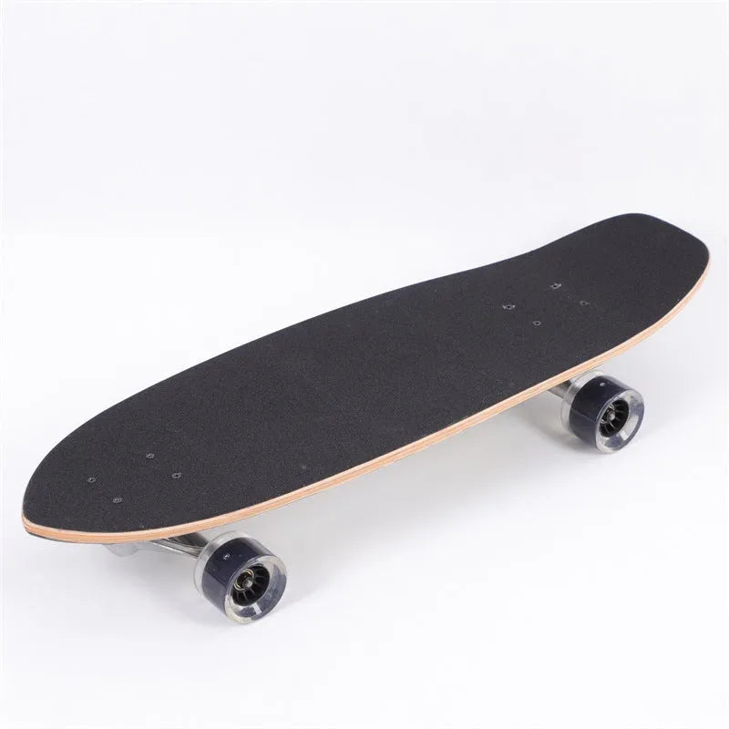 White maple wood street scooter skateboard with 31-inch deck for urban riding