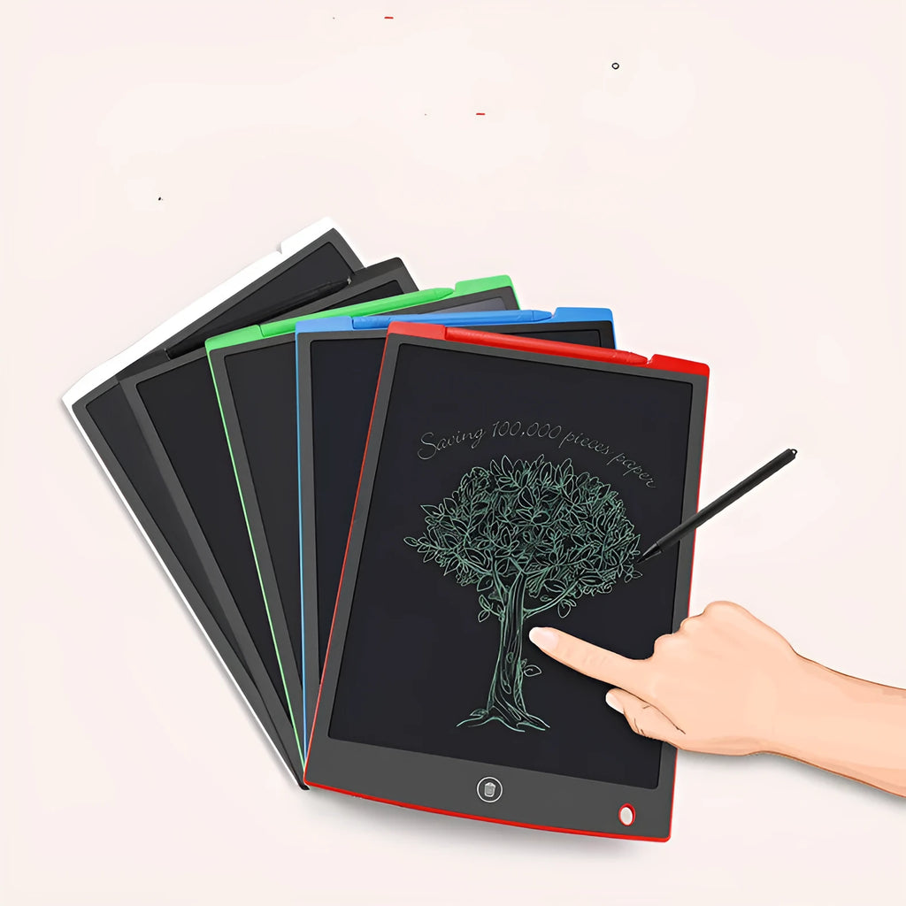 LCD electronic handwriting board for children with pen in multiple colour options