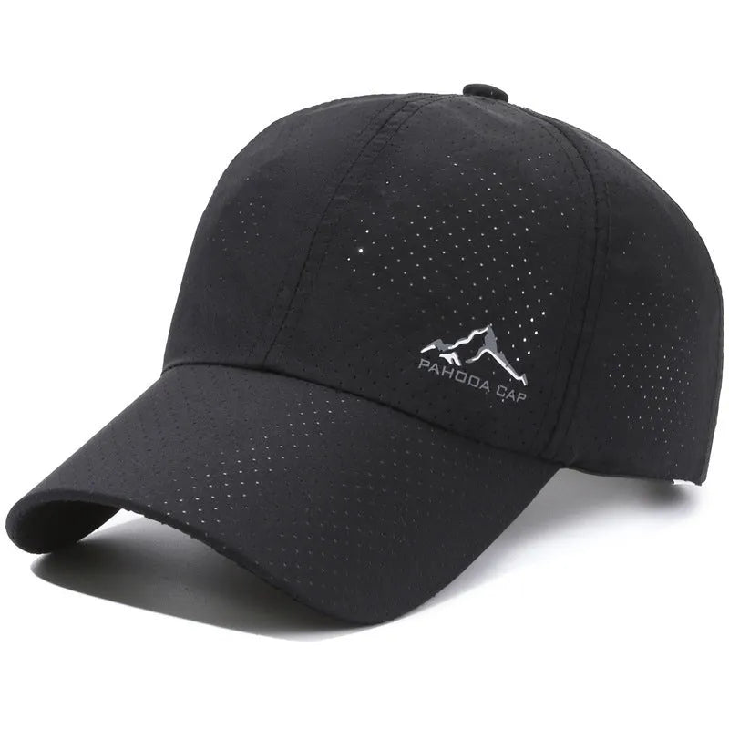 Korean style adjustable baseball cap in Army Green colour with dome crown for summer sun protection.