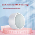 2-in-1 nano glass epilator and foot skin remover device in 2in1 style colour with plastic construction